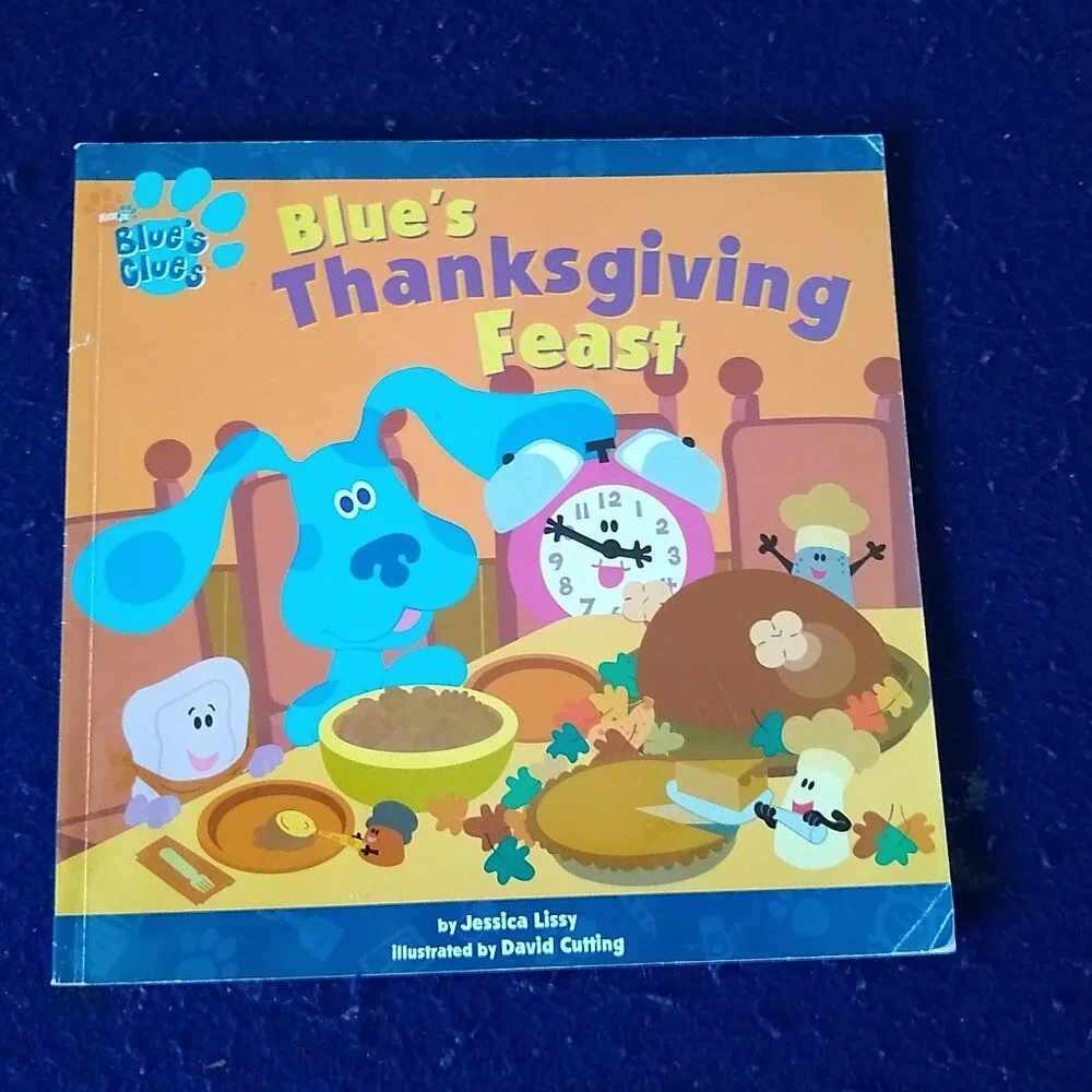 Cat's Pajamas +  Hot wheels + Chocolate Hippo +Blue's Thanksgiving Feast x 4